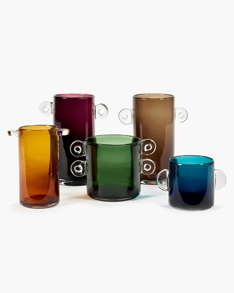 Vase dark brown Wind & fire
