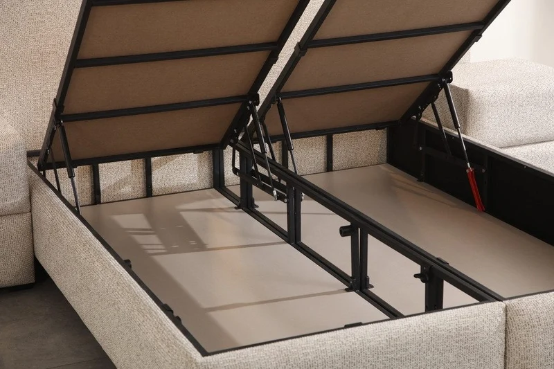 Boxspringbett Reo – mit 2 Nachttischen