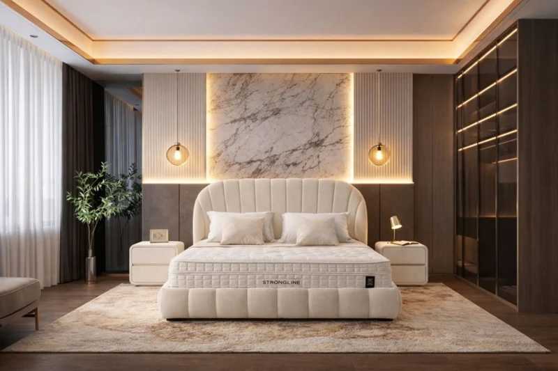 Boxspringbett Sirius mit 2 Nachttischen