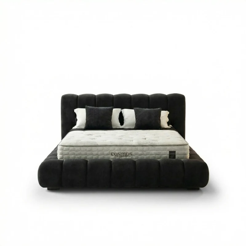 Boxspringbett Nebras mit 2 Nachttischen