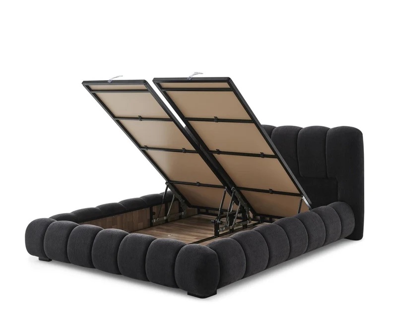 Boxspringbett Nebras mit 2 Nachttischen