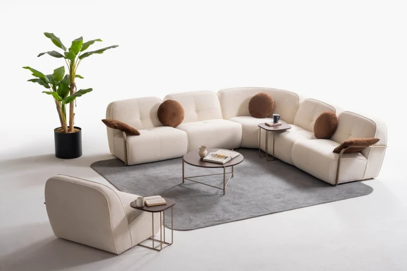 Ecksofa Genova - modular, modern, einzigartig