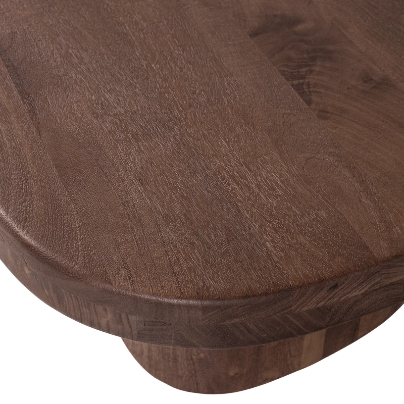 Nodu Couchtisch Mangoholz Braun