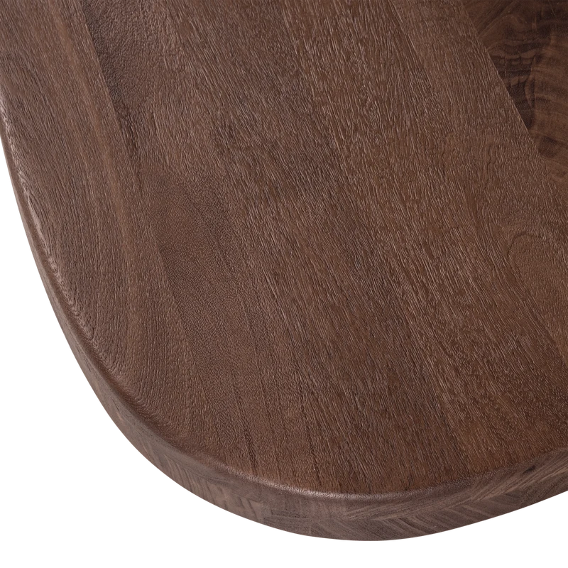 Nodu Couchtisch Mangoholz Braun