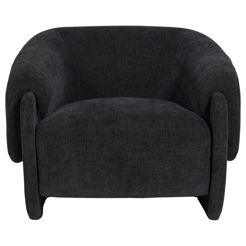 Moru sessel chenille denim blau