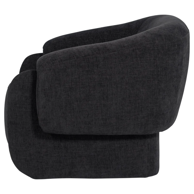 Moru sessel chenille denim blau