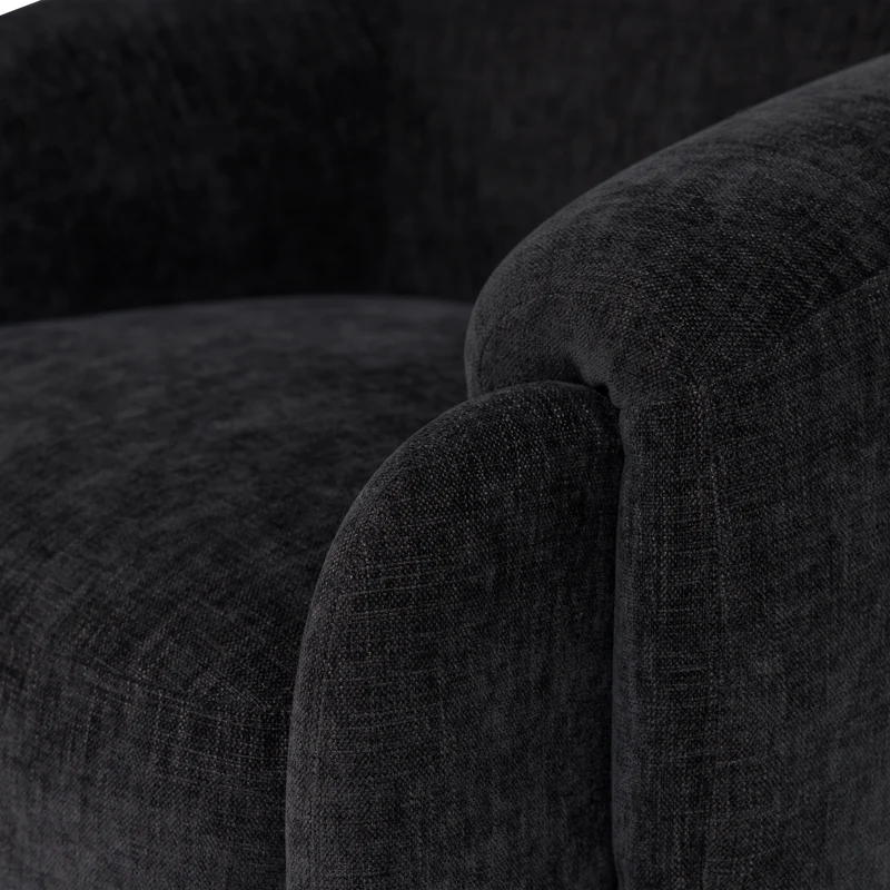 Moru sessel chenille denim blau
