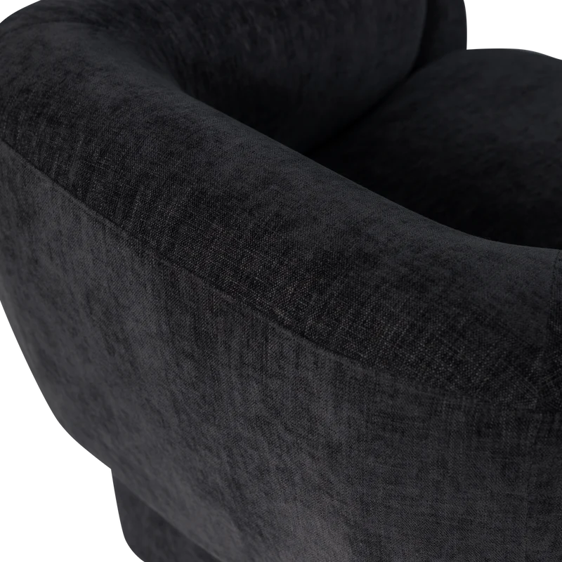 Moru sessel chenille denim blau