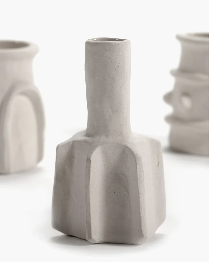 Vase ass/6 beige Molly