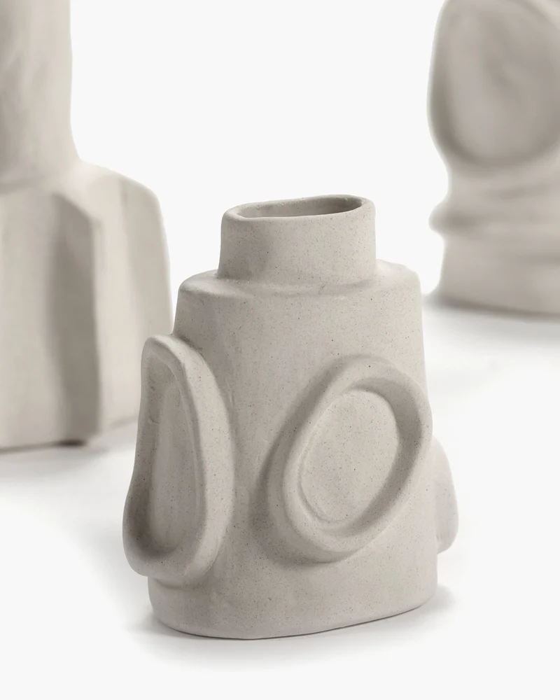Vase ass/6 beige Molly