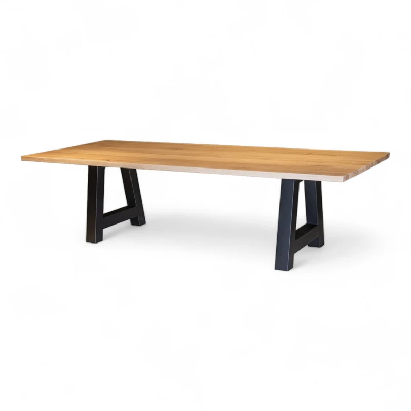 Table Faible Esstisch Arti Eiche massiv A-Gestell Stahl Industrial Design Massivholz Tisch