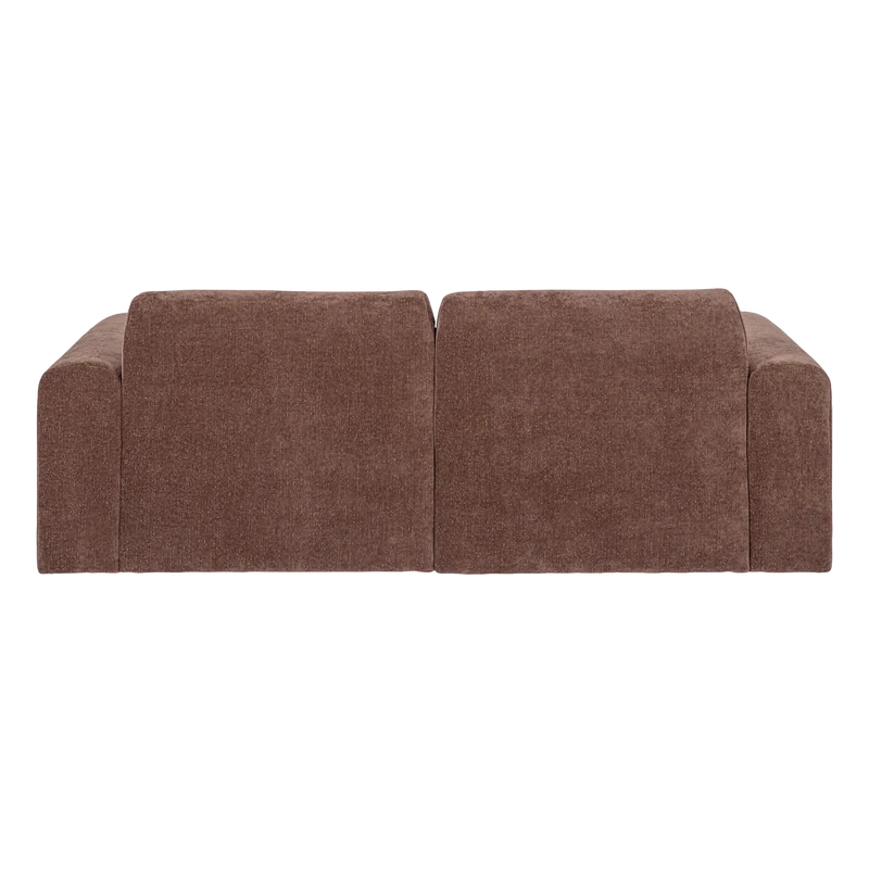 Umina 2-Sitzer-Sofa slub chenille Altrosa