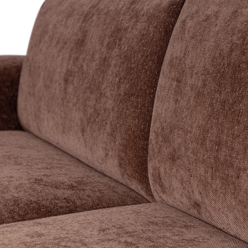 Umina 2-Sitzer-Sofa slub chenille Altrosa