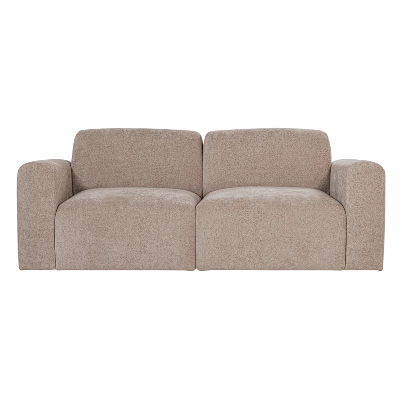 Umina 2-Sitzer-Sofa slub chenille Natur