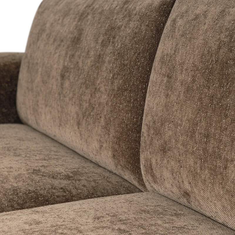 Umina 2-Sitzer-Sofa slub chenille khaki