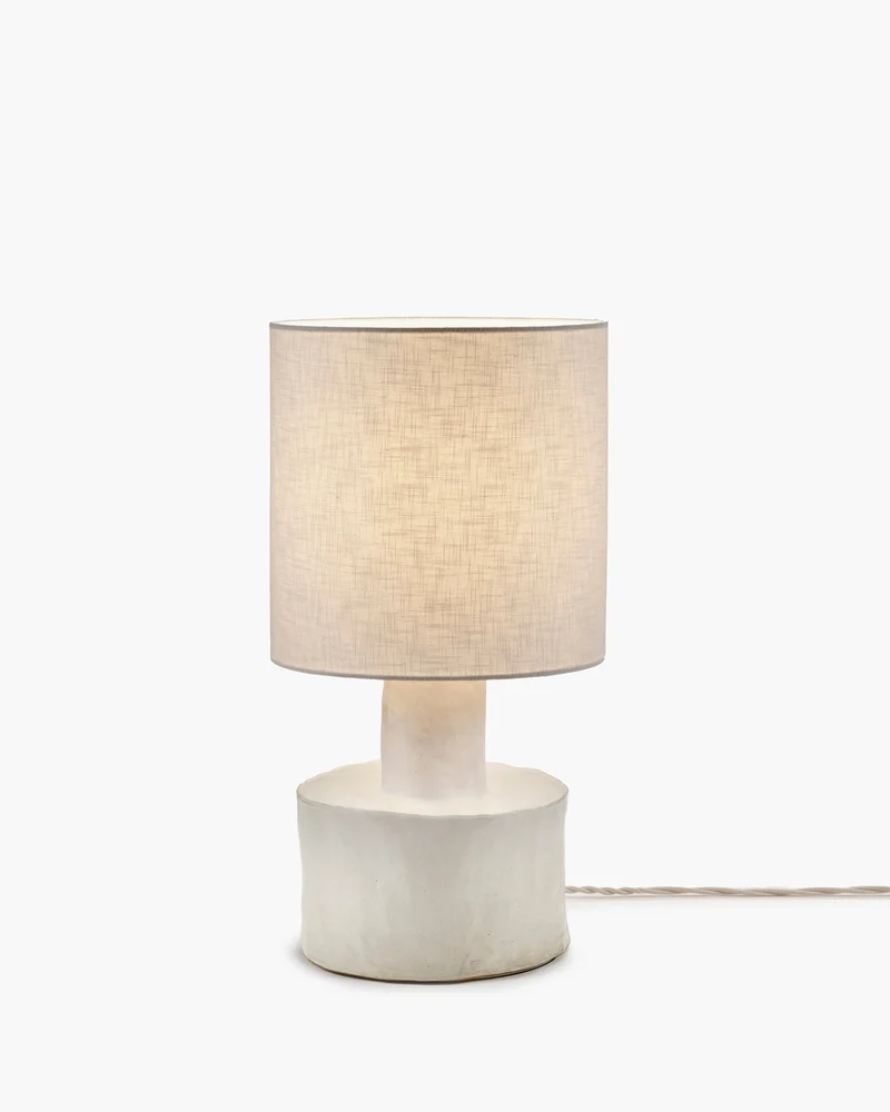 Table lamp white matt - white Catherine