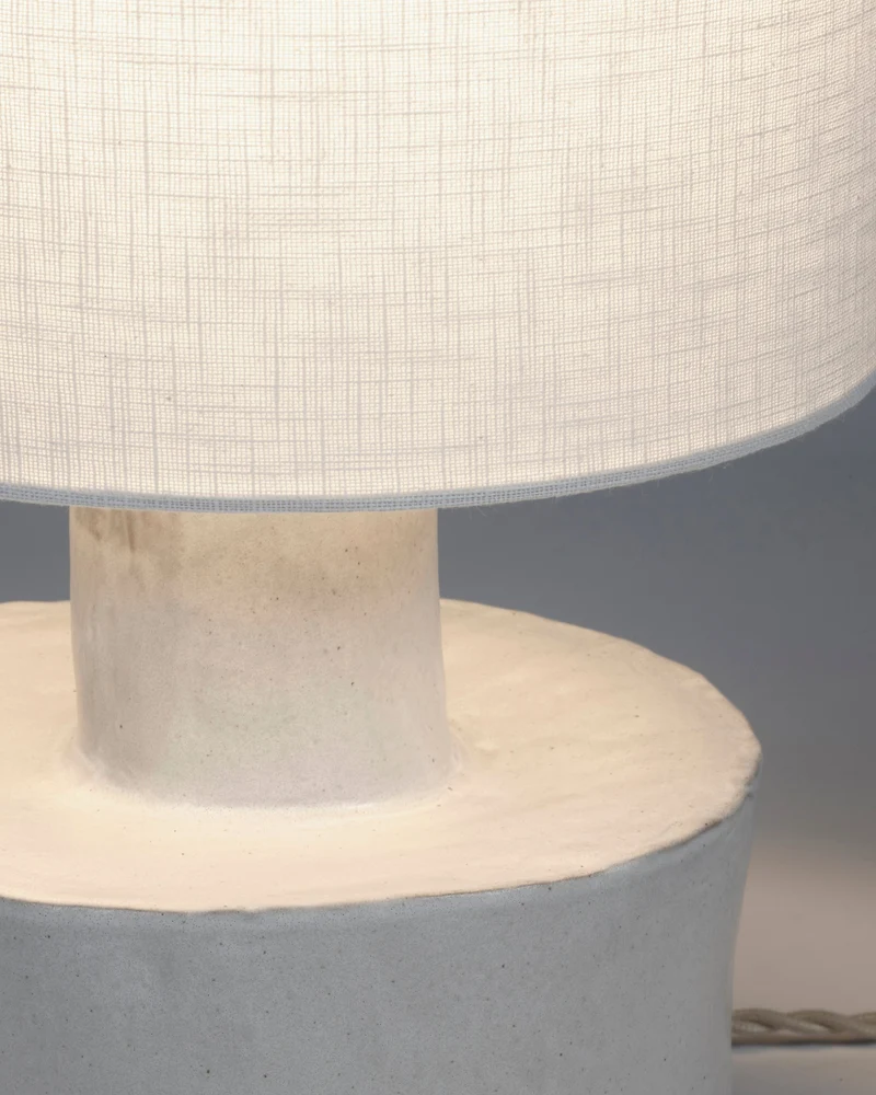 Table lamp white matt - white Catherine