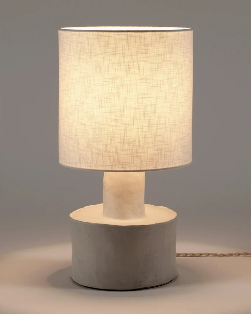 Table lamp white matt - white Catherine