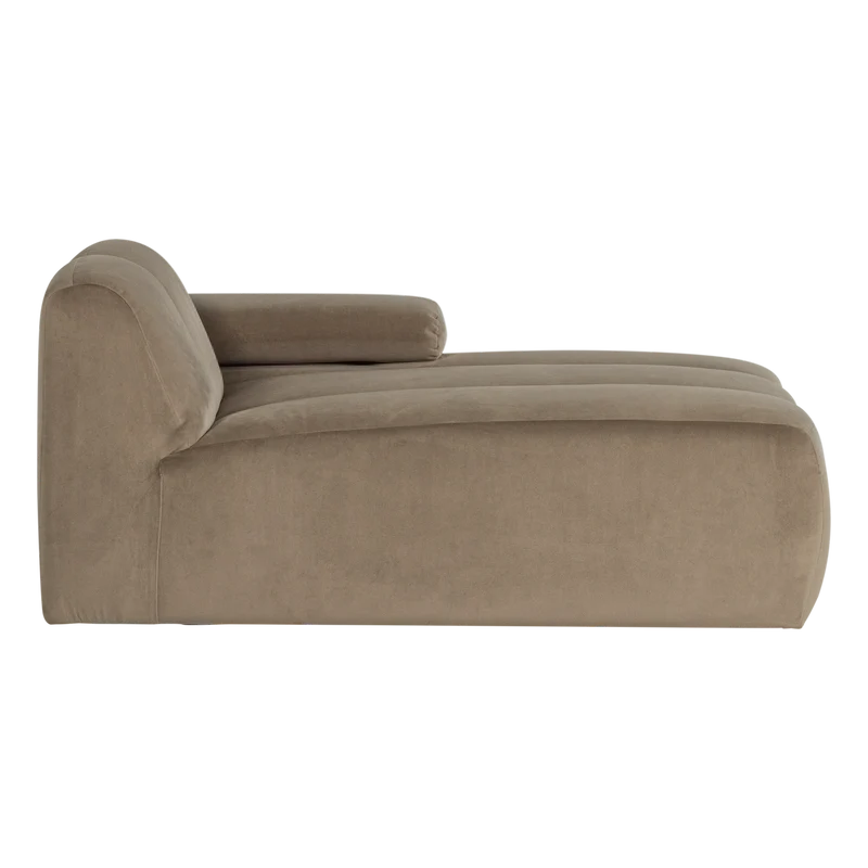 Mojo chaise longue element rechts samt khaki