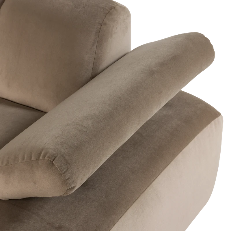 Mojo chaise longue element rechts samt khaki