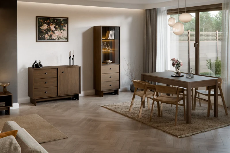 Esstisch Yorvi Walnuss Villa 137 cm