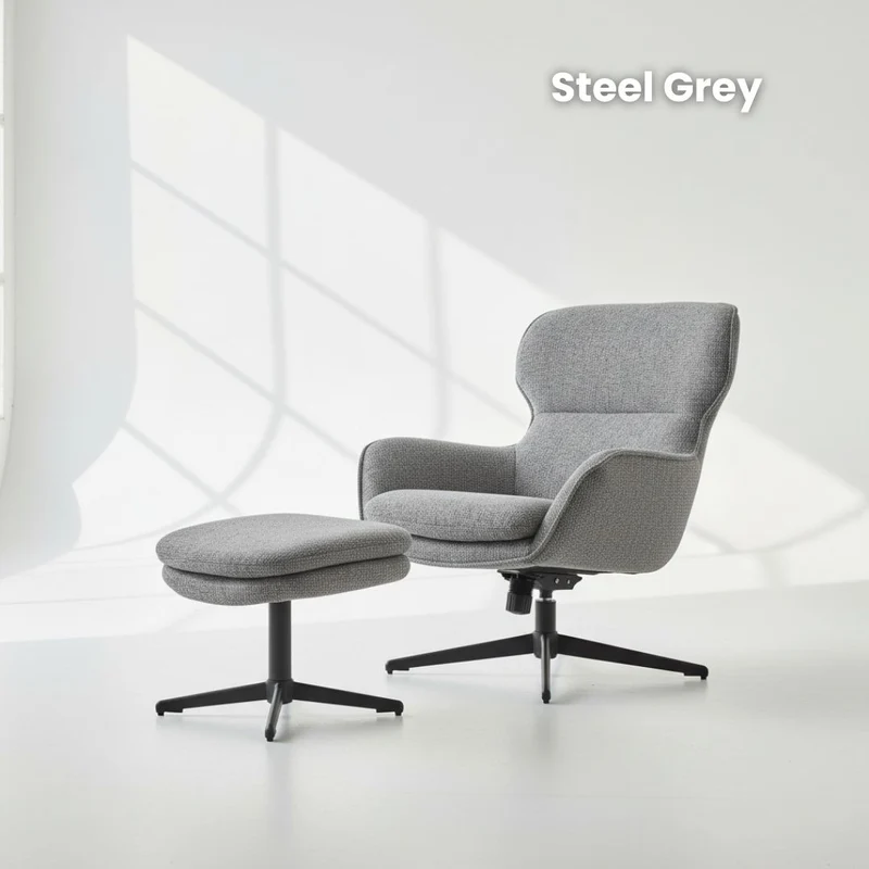 Loungechair mit Hocker | Model Fichtenruhe | 1 Stück