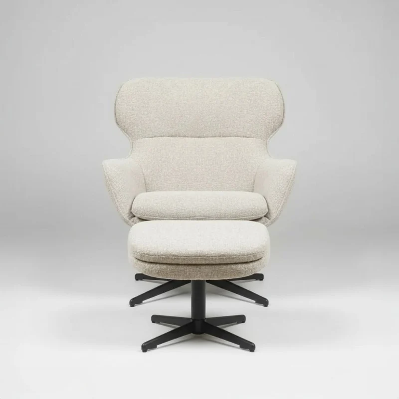 Loungechair mit Hocker | Model Fichtenruhe | 1 Stück