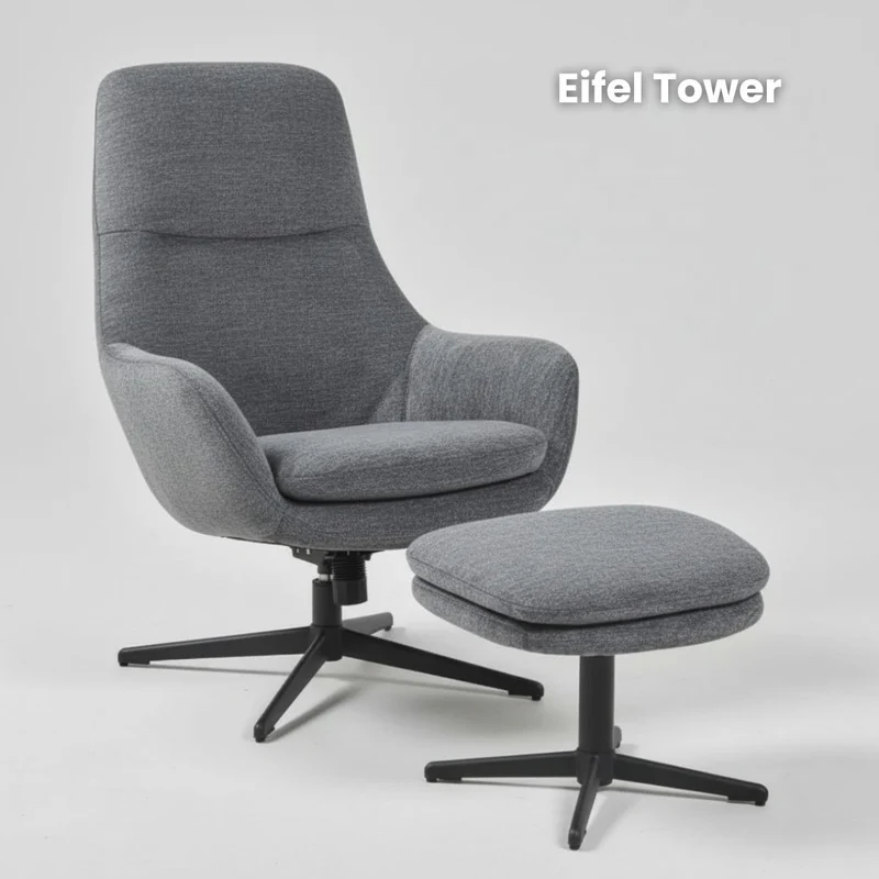 Loungechair mit Hocker | Model Felsenruhe | 1 Stück