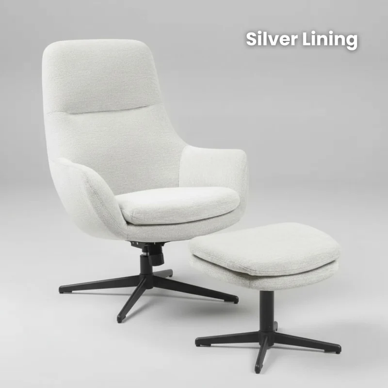 Loungechair mit Hocker | Model Felsenruhe | 1 Stück