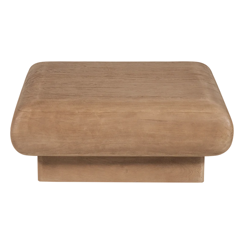 Rimea Couchtisch Mangoholz Hellbraun