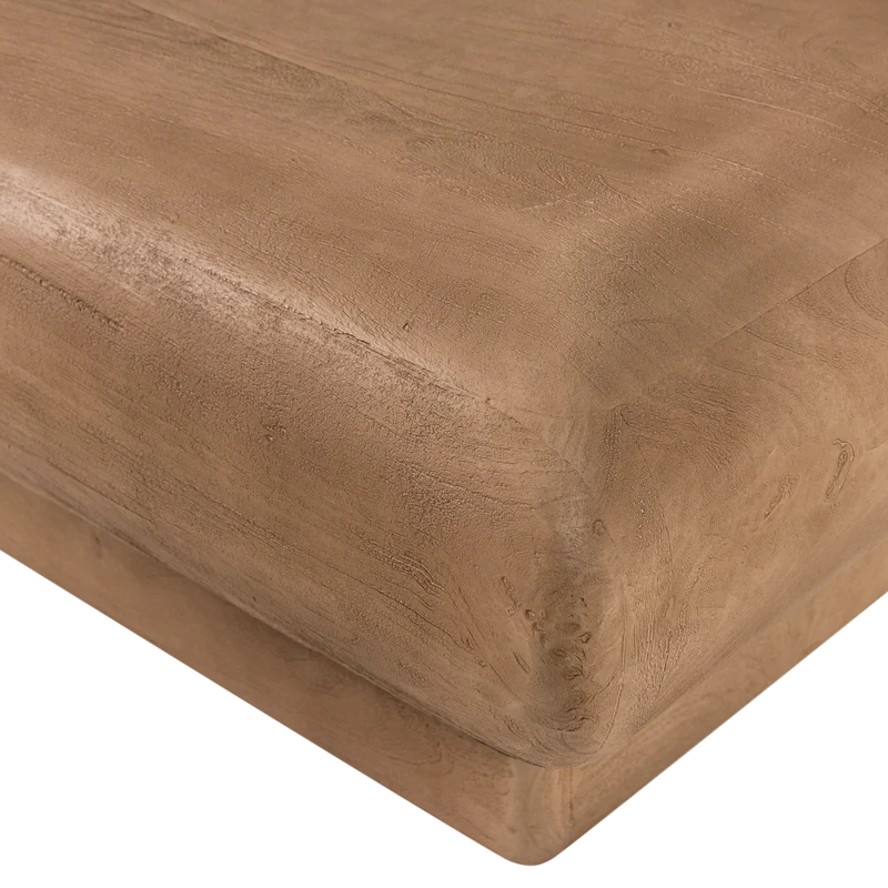 Rimea Couchtisch Mangoholz Hellbraun