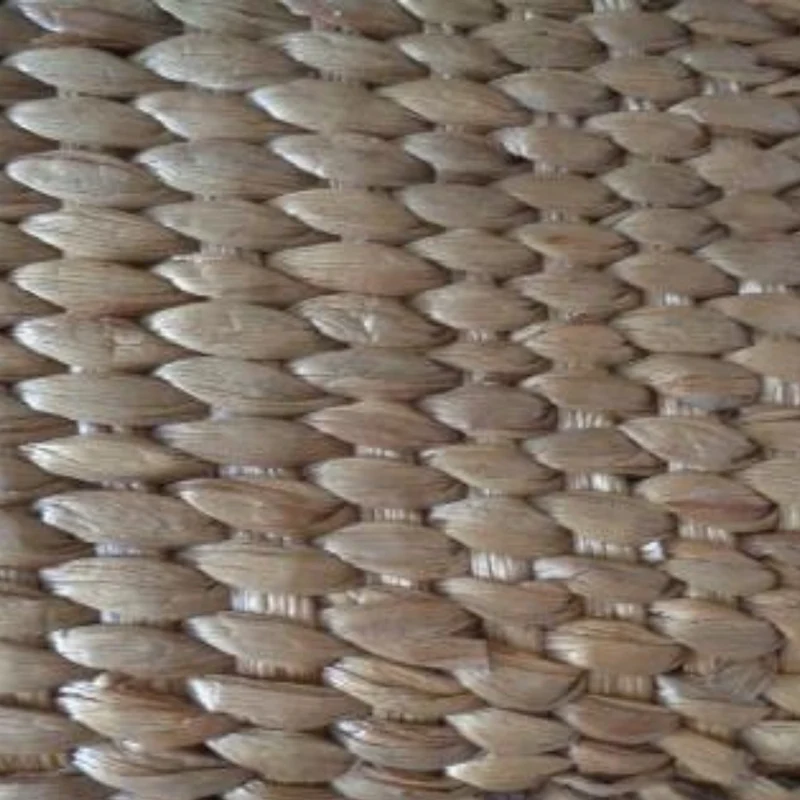 Wasserhyazinth Teakholz Sitzbank CASABLANCA 90cm natural Unikat