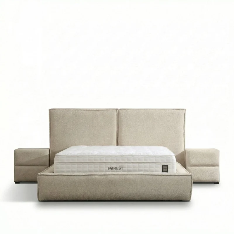 Boxspringbett Felix mit 2 Nachttischen