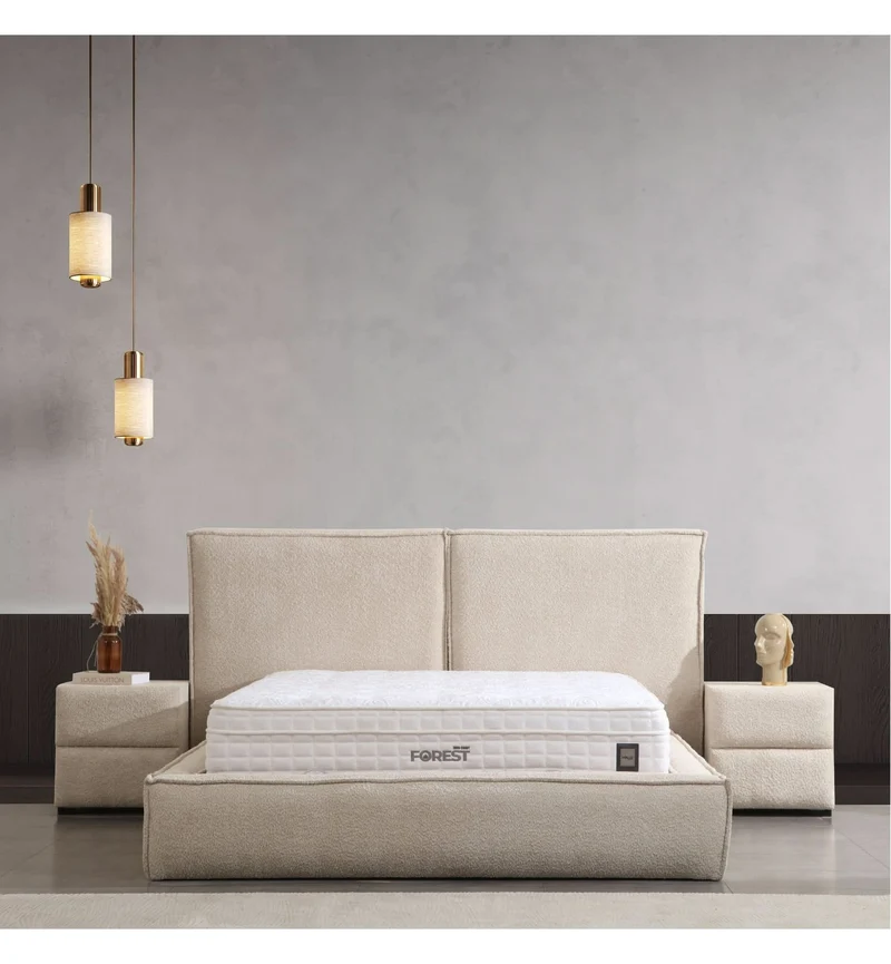 Boxspringbett Felix mit 2 Nachttischen