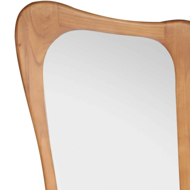 Design Massivholz-Spiegel CURVO 180x80cm natural Pinie Wandspiegel