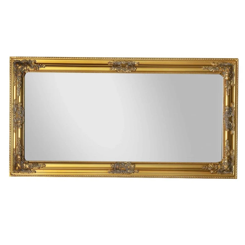 Barock Spiegel BESSA 130x70cm gold-antik Holzrahmen Frisierspiegel