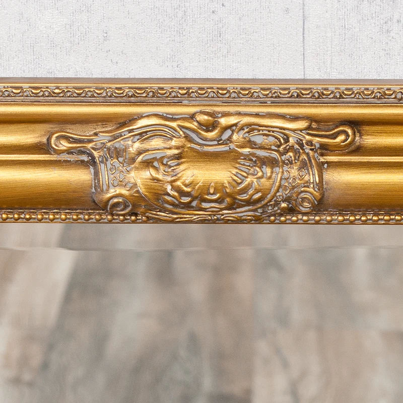 Barock Spiegel BESSA 130x70cm gold-antik Holzrahmen Frisierspiegel