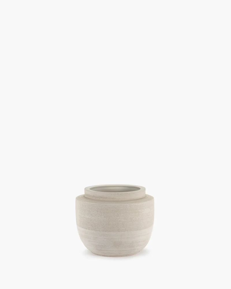 Plantpot M beige Volumes