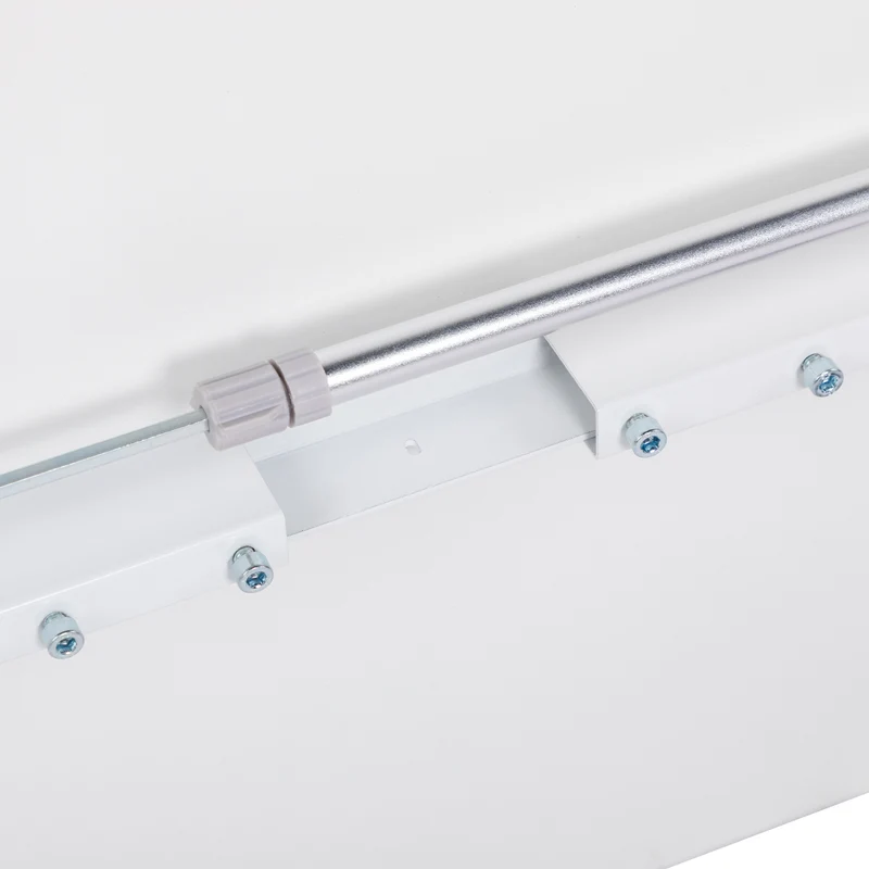 Elektrisch höhenverstellbarer Schreibtisch 160 x 75 cm, weiß-DUMONT