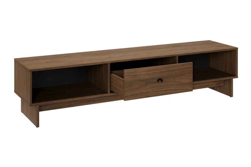 TV-Schrank Yorvi Walnuss Villa 176,4 × 40,6 × 40 cm mit 1 Schublade