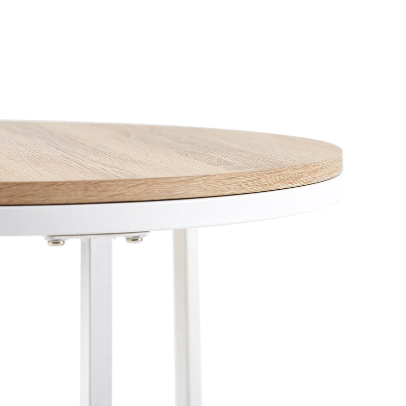 VERONA Couchtisch 2er-Set, bemaltes minimalistisches Design, rund, Durchmesser 60*45CM/40*35CM
