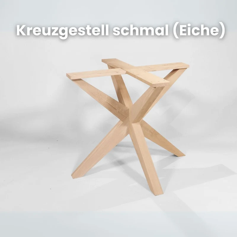 Esstisch Rund aus Eiche | Schweizer Kante | verschiedene Gestelle