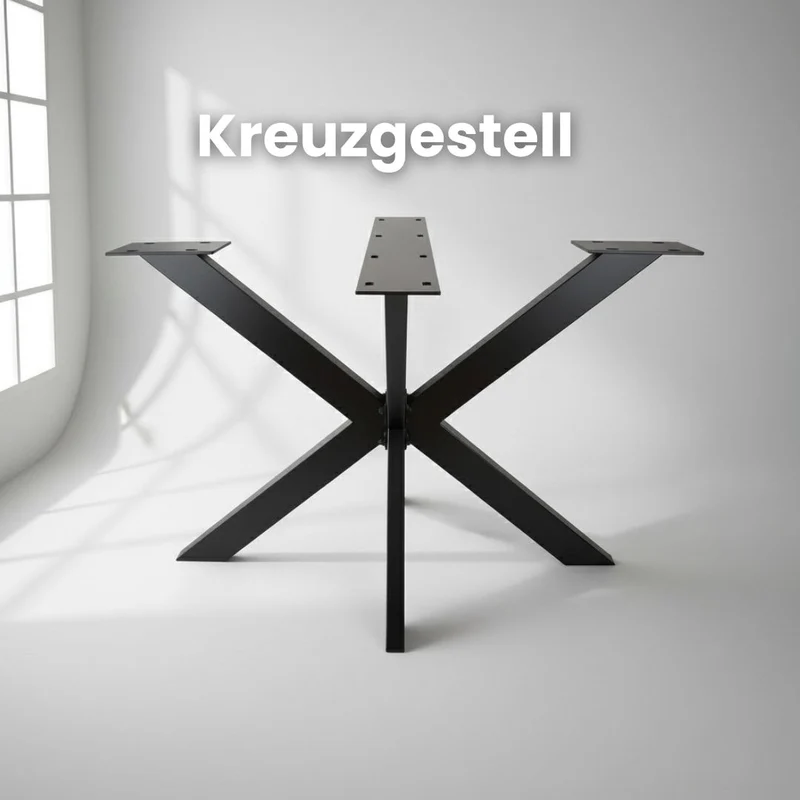 Esstisch Rund aus Eiche | Schweizer Kante | verschiedene Gestelle