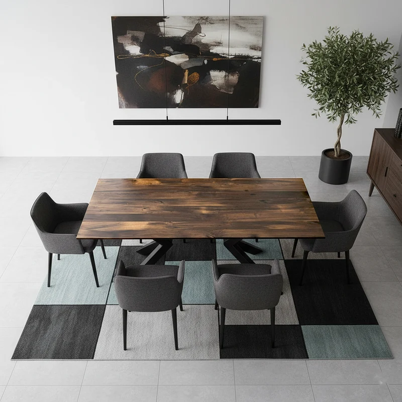 Sale! Esstisch aus Thermoeiche | 205 x 95 cm | verschiedene Gestelle