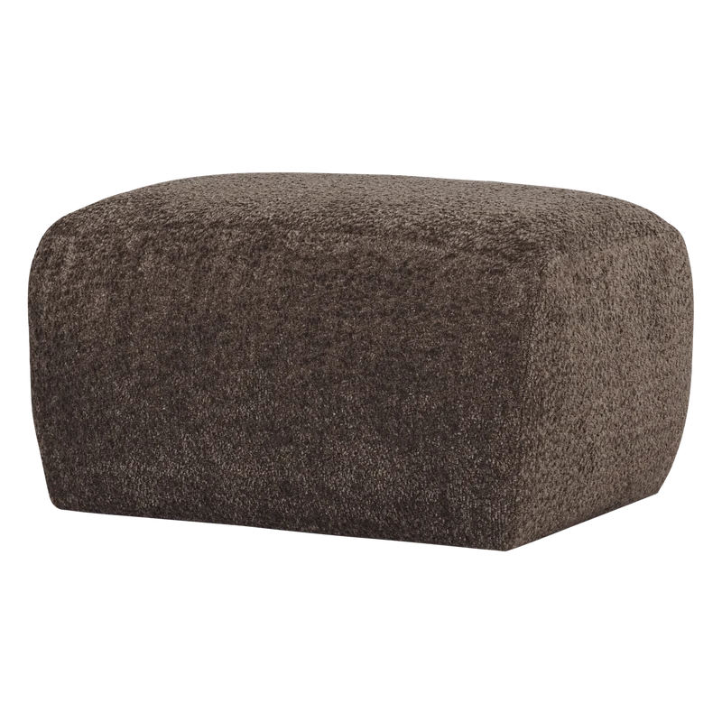 Mojo Base Hocker Wolle Braun