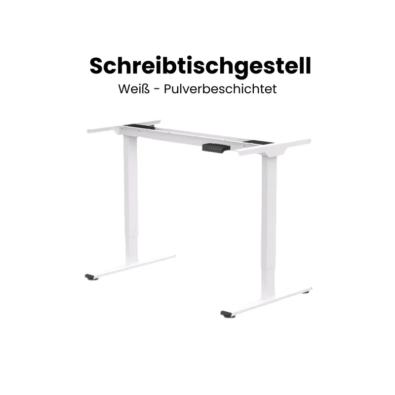 Schreibtisch höhenverstellbar | Nussbaum