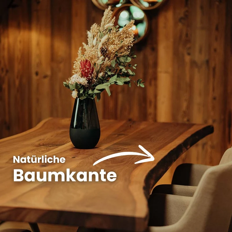 Schreibtisch höhenverstellbar | Nussbaum