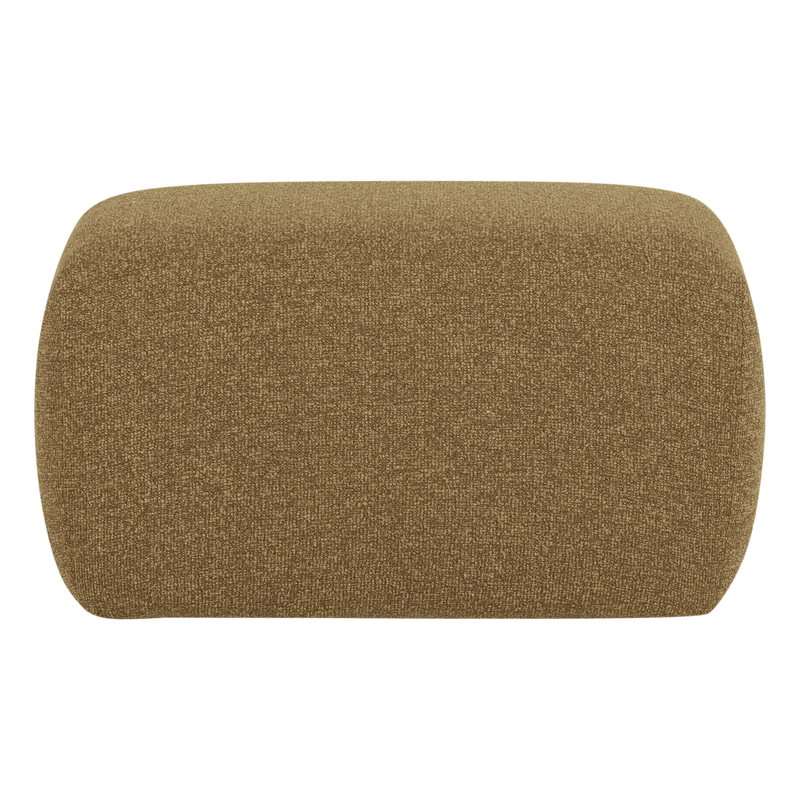Mojo Base hocker bouclé gelbbraun melange