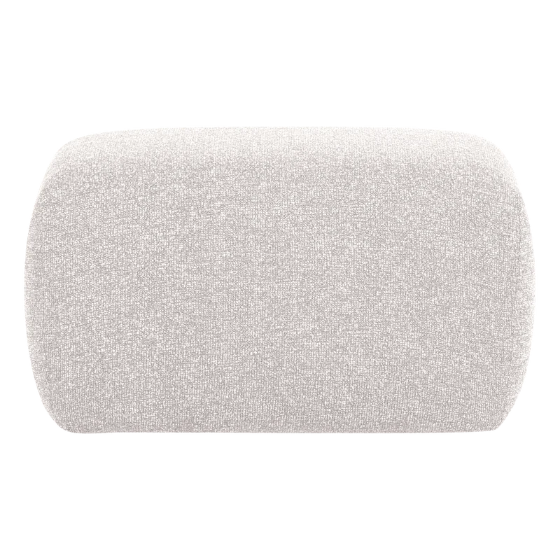 Mojo Base hocker bouclé ecru melange