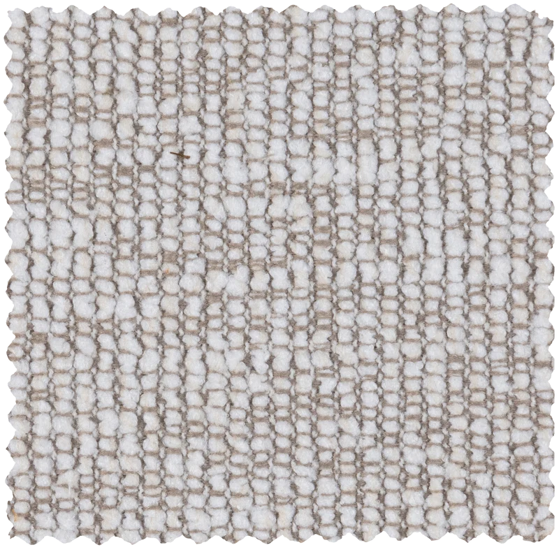 Mojo Base eckelement ronde bouclé ecru melange